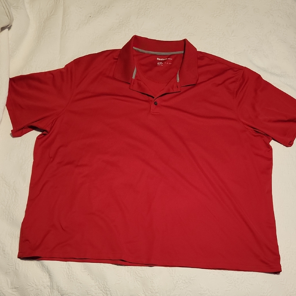Reebok Vibrant Red Polo Shirt